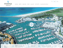 Tablet Screenshot of marinadevilamoura.com